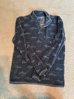 Blue Fish AFTCO Pull Over Size Large